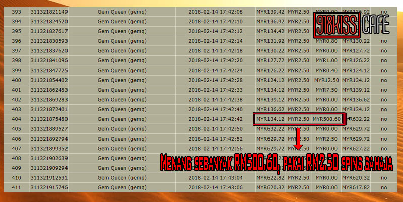 918kiss pemenang gem queen slot game